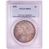 Image 1 : 1898 $1 Morgan Silver Dollar Coin PCGS MS63