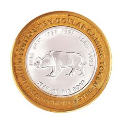 .999 Silver Sam Boyd's California Hotel $10 Casino Limited Edition Gaming Token