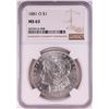 Image 1 : 1881-O $1 Morgan Silver Dollar Coin NGC MS63