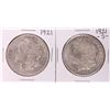 Image 1 : Lot of 1921 & 1921-S $1 Morgan Silver Dollar Coins