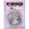 Image 1 : 2014 $1 American Silver Eagle Coin PCGS MS70 John Mercanti Signature