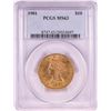 Image 1 : 1901 Liberty Head Eagle Gold Coin PCGS MS63