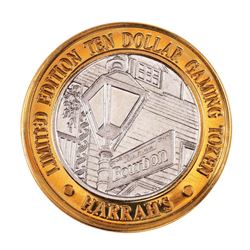 .999 Silver Harrah's Las Vegas, Nevada $10 Casino Limited Edition Gaming Token