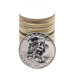 Roll of (20) Proof 1961 Franklin Half Dollar Coins