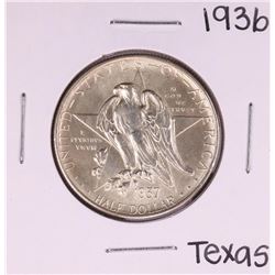 1936 Texas Independence Centennial Commemorative Half Dollar Coin