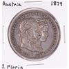 Image 1 : 1879 Austria 2 Florin Silver Coin
