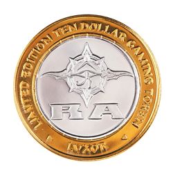 .999 Fine Silver Luxor Las Vegas, Nevada $10 Limited Edition Gaming Token