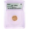 Image 1 : 2001 $5 American Gold Eagle Coin ICG MS69