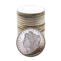 Roll of (20) Brilliant Uncirculated 1881-S $1 Morgan Silver Dollar Coins Nice Toning