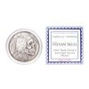 Image 1 : United Snakes of America Indian Skull 1 oz Antique Silver Proof Round w/COA