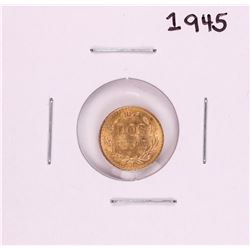 1945 Mexico Dos Peso Gold Coin