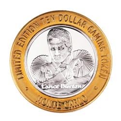 .999 Silver Monte Carlo Las Vegas, Nevada $10 Casino Limited Edition Gaming Token