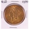 Image 1 : 1899 $20 Liberty Head Double Eagle Gold Coin