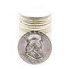 Image 1 : Roll of (20) Brilliant Uncirculated 1952-D Franklin Half Dollar Coins