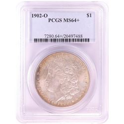 1902-O $1 Morgan Silver Dollar Coin PCGS MS64+