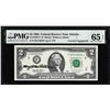 Image 1 : 1995 $2 Federal Reserve Star Note PMG Gem Uncirculated 65EPQ Courtesy Autograph