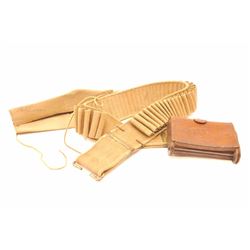 Bonanza lot of Spanish American War military accessories.