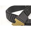 Image 3 : .45-70 caliber blue Mills belt accompanied by  a Pattern 1887 U.S. belt plate, circa 1890’s  in exce