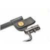 Image 2 : U.S. Trapdoor type 4 rifle bayonet with black  enamel painted original scabbard, dated at  the throa