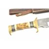 Image 2 : Chipaway Cuttlery marked bowie knife Wild  West edition with 11” radical clipped point  blade and 16