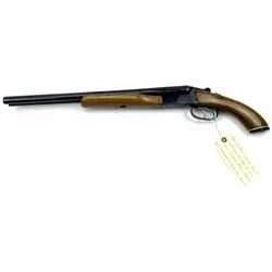 Custom FIE side by side shotgun modified by legendary Hot Rod artist Von Dutch, 12 gauge, Serial