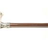 Image 5 : Exotic Snakewood cane with an art nouveau  silver grip, 36” in overall length.  Est.:   $175-$350.