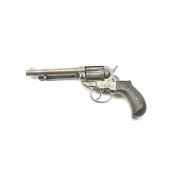 Colt Model 1877 Thunderer DA revolver, .41 caliber, Serial #62200. The pistol is in good overall