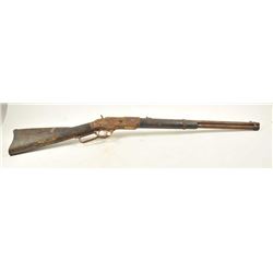 Winchester Model 1873 lever action saddle ring carbine, .44 WCF caliber, Serial #NSNV. The carbin