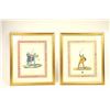 Image 1 : Lot of antique Italian prints of men in armor  with arms.  Expensively framed and matted to  match a