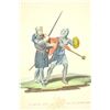 Image 3 : Lot of antique Italian prints of men in armor  with arms.  Expensively framed and matted to  match a