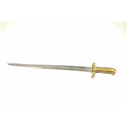 U.S.  Zouave bayonet with B.H. inspections, C  and P.  In good to very good condition with  minor pi