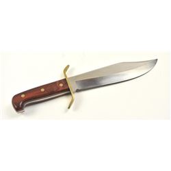 Bowie knife by “Western Cuttlery U.S.A. W-49” marked with H beneath address in excellent condition