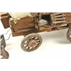 Image 5 : Completely Handmade and hand carved Conestoga  wagon by artist and not mass produced.  Estimated 50-