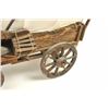 Image 6 : Completely Handmade and hand carved Conestoga  wagon by artist and not mass produced.  Estimated 50-