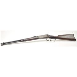 Winchester Model 1894 lever action saddle ring carbine, .30 WCF caliber, Serial #809348. The carb