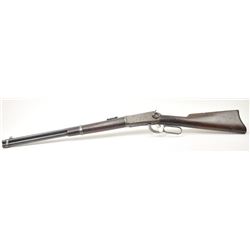 Winchester Model 1894 lever action saddle  ring carbine, .30 WCF caliber, Serial  #809348.  The carb