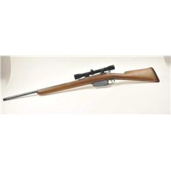 Sporterized Argentine Mauser Model 1891,  #G4842, 7.65 cal., 22” barrel, sights have  been removed, 