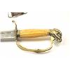 Image 11 : U.S. Eagle head officer’s sabre with scabbard  circa 1820-1840’s. Fluted bone grip. The  scabbard is