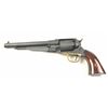Image 2 : Pietta 1858 Remington reproduction black  powder revolver, #A19966, matte black finish  with brass t