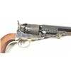 Image 8 : Uberti 1851 Navy black powder pistol, #7376,  .36 cal., blue and color case hardened with  brass tri