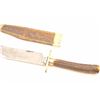 Image 7 : Clipped point Bowie knife marked, “James  Westa, Lord St. Sheffield” with an “OK”  trademark on the 