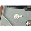 Image 4 : The official Grant and Lee commemorative Navy  revolver with gold decorations and  presentation disp