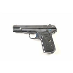 Colt Model 1903 Pocket Hammerless semi-automatic pistol, .32 ACP caliber, Serial #127907. The pis