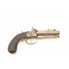 Image 2 : Cogswell double barrel percussion with a  top-mounted spring bayonet marked, “COGSWELL  224 STRAND, 