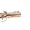 Image 9 : Cogswell double barrel percussion with a  top-mounted spring bayonet marked, “COGSWELL  224 STRAND, 