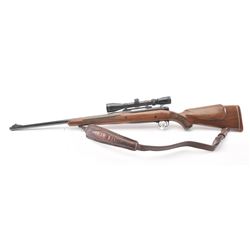 Post-64 Winchester Model 70 bolt action sporting rifle, .375 H&H caliber, Serial #740728. The rif