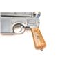 Image 3 : Mauser 1896 semi-automatic pistol, .30 Mauser  caliber, Serial #519525.  The pistol is in  nearly ex