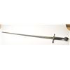 Image 1 : Very Good Victorian era 1 ½ hand sword with  well executed etched guard and bulbous egg  shaped pomm