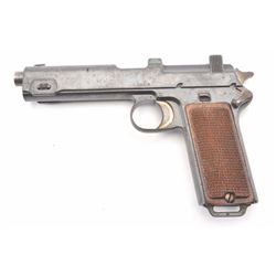 Steyr Model 1912 semi-automatic pistol, 9mm Steyr caliber, Serial #4199N. The pistol is in very g