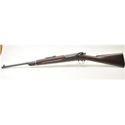 Krag-Jorgensen Model 1899 bolt action carbine, .3-40 Krag caliber, Serial #345017. The carbine is